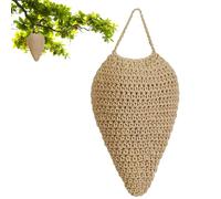 Nid de guêpe tissé - Faux nid de guêpes - Décoration à suspendre pour extérieur, terrasse, -toit, jardin, verger