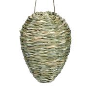 Nid de guêpes artificielles | Leurre nid de frelons | Décoration tissée à suspendre | Ruche d'abeille artificielle d'extérieur | Décoration tissée à suspendre pour porche, terrasse, verger, jardin