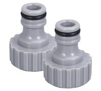 NIDONE 2pcs Robinet to Hose Adaptateur, Adaptateur de Robinet 3/4 Pouces pour laveuse Portable, Tuyau de Jardin en Plastique pour Jardin, système d'irrigation