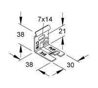 niedax Niedax Fixation de console galvanisée GTWAB 50 S Quantité:1