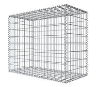 Gabion 80x100x50 cm - Maille 5x10 Corbeille Pierre Remplissable Acier Brise-Vue
