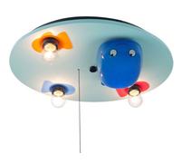 Niermann Standby 613 Plafonnier pour Enfants Nuage Baleine Bleu Clair 46 x 34 x 14 cm