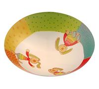 Niermann Standby 662 Rosace de Plafond Rainbow Rabbit, Plastique, E27, Multicolore, 35 x 35 x 9 cm