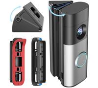Nigaee Support de sonnette réglable sans perçage compatible avec sonnette vidéo Ring Battery/Plus/Pro (2e génération 2026)/Ring Wired Doorbell Pro (3e génération 2025), sonnette vidéo Blink (1ère