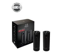 Coffret duo de moulins à poivre et à sel électriques Line noir mat 15 cm Peugeot