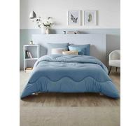Night Lark Couette sans housse de couette en lin 4,5 tog - Bleu crépuscule - King size