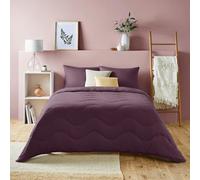 Night Lark Parure de lit sans Housse de Couette pour très Grand lit 10,5 tog - Collection Pois touffetés - Couette et taies d'oreiller Super Douces, Chaudes et Confortables - Lavable en Machine,