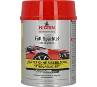 NIGRIN Mastic de Remplissage Performance Durcit sans Fissures, réduit en styrène, durcissement Rapide, 1 kg, 1000