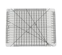 NIHENHAO Règle de Quilting à Fentes Règle de Patchwork Règle de découpe Artisanale Transparente Modèle en Acrylique