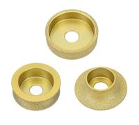 Niiyen 3PCS Bords Meule diamantée pour meuleuse d'angle | Meuleuse d'angle manuelle, disque de polissage brasé, bordure de pierre, diamètre de trou de 20mm pour marbre granit France