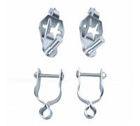Niiyen T Goupilles de charnière de porte pour porte de ferme, jardin, porte | Charnières de porte en acier robustes, suspendues à des charnières de porte en acier avec poteau en T en métal, cintre cible