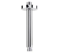 Nikou Bras de Douche, Support Mural en Acier Inoxydable pour Tuyau de Douche, Dessus Rond, pour Tête de Douche au Plafond pour Salle de Bain (Taille : 15cm)