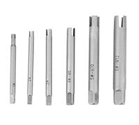 Nikou Extracteur de taraudage - Extracteur de taraudage Extracteur de vis Acier tête cassée Tarauds Dissolvant Vis Stripped Jeu de robinets extracteurs (Taille : 6Pcs)
