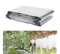 Nikou Feuille de Film Mylar Réfléchissant Argenté, Hautement Réfléchissant, Augmente Efficacement la Croissance des Plantes pour Les Serres de Jardin, 210 x 120 cm