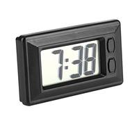 Nikou Horloge Numérique Électronique, Ultra-Mince Horloge Voiture Tableau de Bord LCD Réveil Numérique de Voyage Sur les Tableaux de Bord de Voiture, Bureaux, Maison