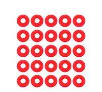 Nikou Joint de bouteille de bière - Joints en silicone rouge de 25 pièces pour scellés de bouteille de bière anti-déformation