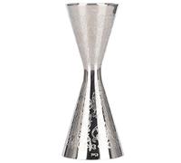 Nikou Mesureur de Vin Gradué, Mesureur de Vin Gravé D'une Seule Pièce en Acier Inoxydable 304 Tasse à Mesurer Jigger D'once Adaptée Aux Banquets de Barman