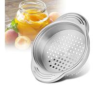 Nikou Passoire pour Boîtes de Conserve, Égouttoir à Eau en Acier Inoxydable Mini Filtre Convient aux Desserts et Huile de Thon en Conserve, Farine, etc