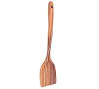 Nikou Pelle en bois à long manche, spatule antiadhésive, ustensiles de cuisine, spatule en bois pour la cuisine, 30,5 cm, idéale pour mélanger