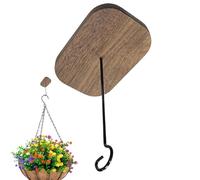 Niktule Supports pour Carillons Éoliens d'Extérieur - Crochets Muraux | Support Adhésif Décoratif Rustique pour Jardin Balcon Carillon à Vent Porche Lanterne Panier Extérieur