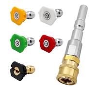 Nilfisk Alto KEW Neptune Wap - Raccord rapide D12 pour Nilfisk - avec 5 buses en acier inoxydable pour nettoyeurs haute pression, raccord rapide, adaptateur à baïonnette, accessoire pour nettoyeur