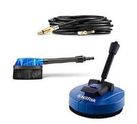 Nilfisk Nettoyeur haute pression Click&Clean d'origine, kit de démarrage pour patio, brosse rotative, kit de nettoyage de tuyaux de 8 m