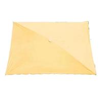 NILZA Rectangulaire Toile De Rechange pour Parasol 4 Baleines 6 Baleines, Auvent De Rechange 3×2m Housse De Rechange pour Parasol, 3×3m (Color : Bevel Umbrella Khaki, Size : 3x2m)