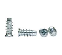 NIMA PARTS Vis Euro - fabriquées en Allemagne - 50 pièces, inoxydables - Vis pour coulisses de tiroirs, vis spéciales (6,3x13)