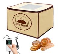 Nimblyne Boîte de fermentation à pain 30 l avec chauffage, température | Tissu Oxford 600D avec fenêtre de couvercle, couche isolante en mousse de 7 mm, fermeture éclair pliable, 40 x 33 x 25 cm, UE