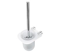 Nimco Bormo - Brosse de WC avec suport, verre dépoli/chrome BR X3-94WN-26