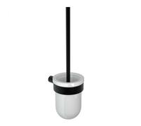 Nimco Bormo - Brosse WC murale avec support, noir mat BRC 11094KU-90