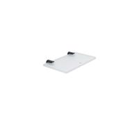 Nimco Bormo - Étagère, longueur 20 cm, verre/noir mat BRC 11091B-20-90