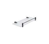 Nimco Bormo - Étagère, longueur 30 cm, verre/noir mat BRC 11091BX-30-90