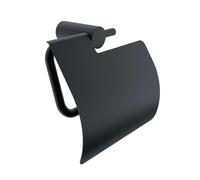 Nimco Bormo - Porte-papier toilette, noir mat BRC 11055B-90