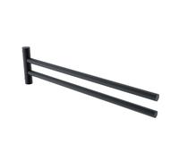 Nimco Bormo - Porte-serviettes, longueur 42 cm, noir mat BRC 11096-90