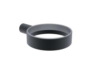 Nimco Bormo - Support pour brosse WC, noir mat BRC 11094X-90