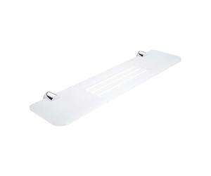 Nimco Bormo - Tablette avec trous fraisés, longueur 50 cm, plexiglas mat/chrome BR X350-26