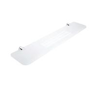 Nimco Bormo - Tablette avec trous fraisés, longueur 60 cm, plexiglas mat/chrome BR X360-26