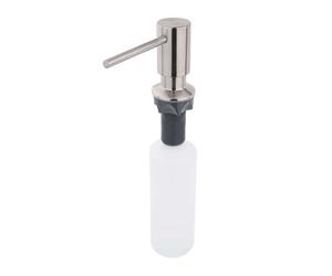 Nimco - Distributeur de savon ou de désinfectant, 350 ml, encastré, acier inoxydable UNM 4031V-10