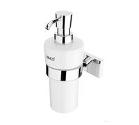 Nimco Keira - Distributeur de savon avec support, blanc/chrome KE 22031KN-26