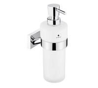 Nimco Keira - Distributeur de savon avec support, verre dépoli / chrome KE 22031W-T-26
