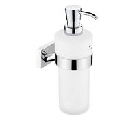Nimco Keira - Distributeur de savon avec support, verre mat / chrome KE 22031W-26