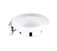 Nimco Keira - Porte-savon avec support, verre mat/chrome KE 22059W-26