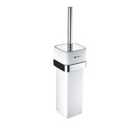 Nimco Kibo - Balayette de toilette avec support, blanc/ chrome Ki 14094K-26