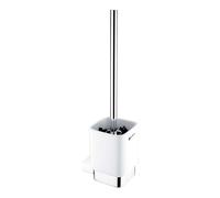Nimco Kibo - Balayette de toilette avec support, blanc/ chrome Ki 14094KN-26