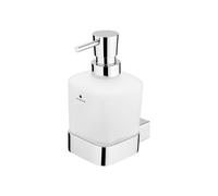 Nimco Kibo - Distributeur de savon avec support, verre mat/chrome Ki 14031C-T-26