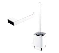 Nimco Kibo - Ensemble d'accessoires pour toilettes, chrome Ki set-94KN-26