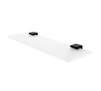 Nimco Kibo - Etagère, longueur 60 cm, verre dépoli/noir mat Ki-14091B-60-90