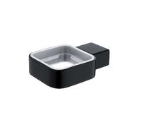 Nimco Kibo - Support pour distributeur, porte-verre ou porte-savon, noir mat Ki-14050X-90
