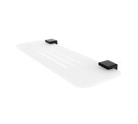 Nimco Kibo - Tablette IXI, longueur 40 cm, plexiglas mat/noir mat Ki-X340-90